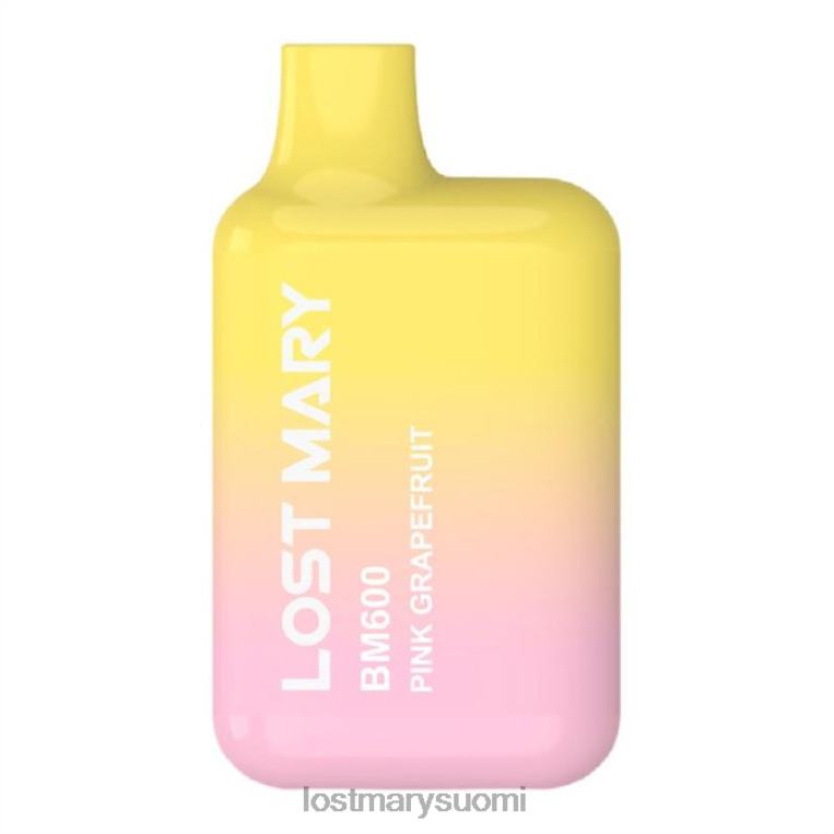 kadonnut mary bm600 kertakäyttöinen vape DBH04154 vaaleanpunainen greippi | LOST MARY Vape Flavours