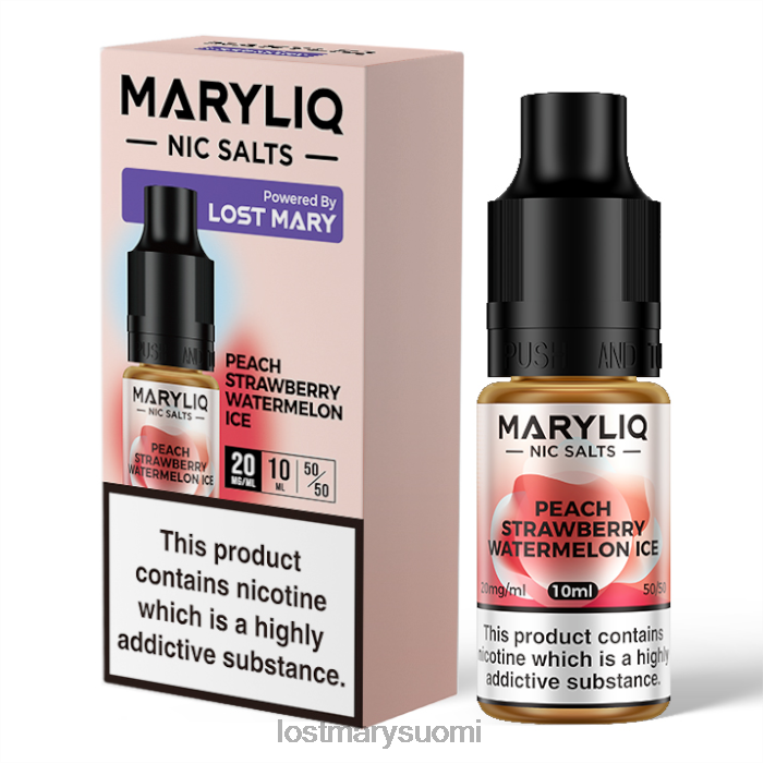 kadonneet maryliq nic -suolat - 10 ml DBH04213 persikka | LOST MARY Vape Suomi