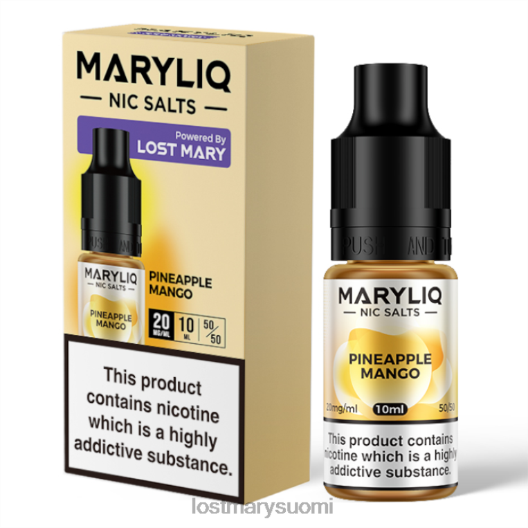 kadonneet maryliq nic -suolat - 10 ml DBH04214 ananas | LOST MARY Vape Flavours