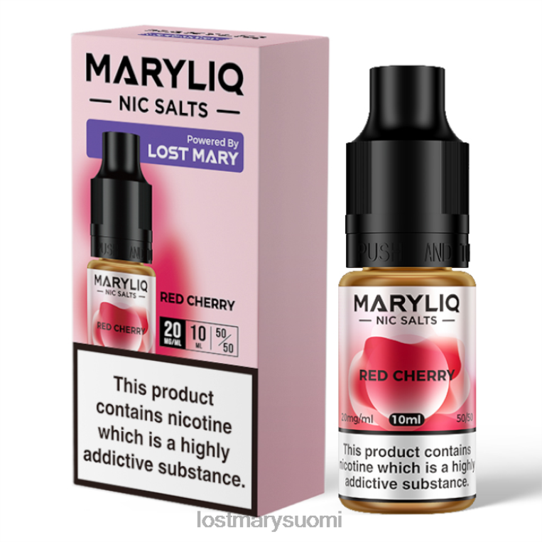 kadonneet maryliq nic -suolat - 10 ml DBH04224 punainen | LOST MARY Vape Flavours