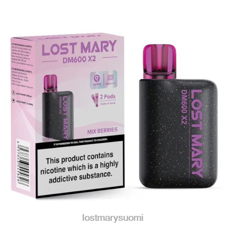 kadonnut mary dm600 x2 kertakäyttöinen vape DBH04196 sekoita marjoja | LOST MARY Flavours