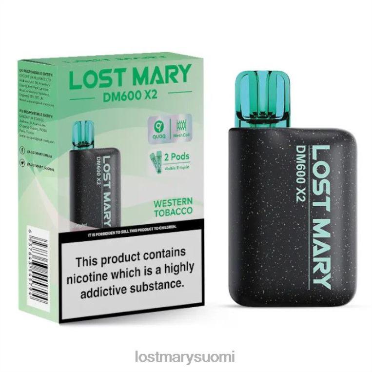 kadonnut mary dm600 x2 kertakäyttöinen vape DBH04201 länsimaista tupakkaa | LOST MARY Vape